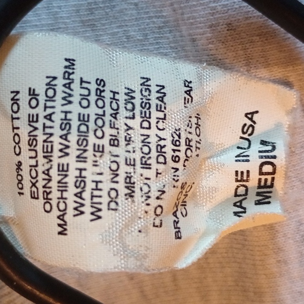 Brazos Sportswear Arizona State University T-Shirt, Lt. Gray, Size M, Pre-owned - Picture 6 of 6